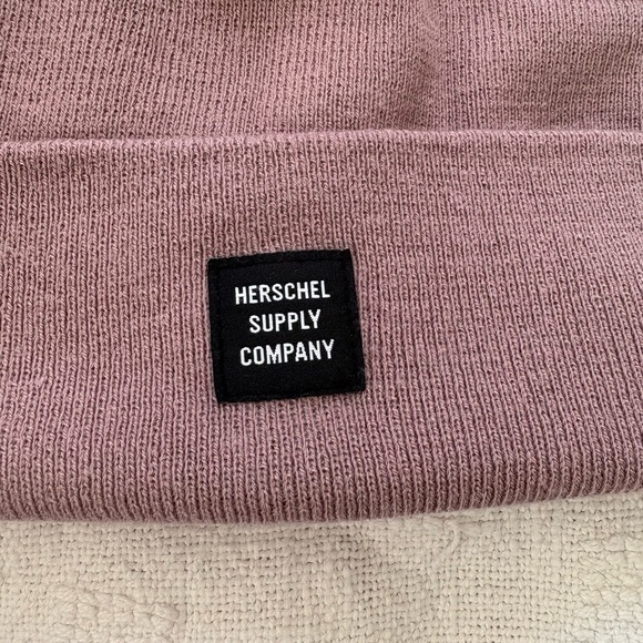 Herschel Beanie Hat- Pink - Picture 2 of 3